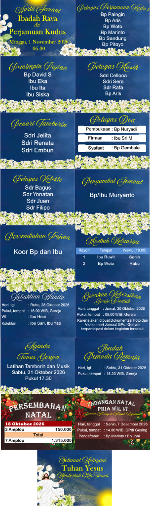 Warta Jemaat GPdI Gosyen Kaloran